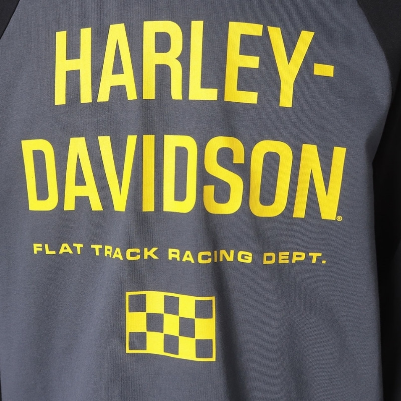 Men's Throttle Back 3/4 Sleeve Tee