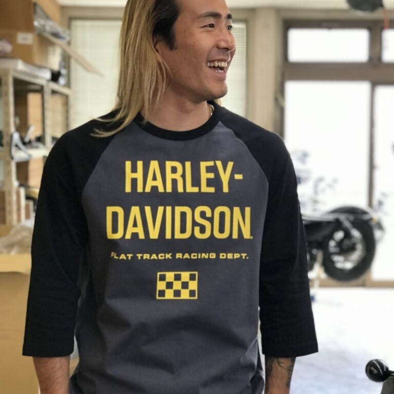 Men's Throttle Back 3/4 Sleeve Tee