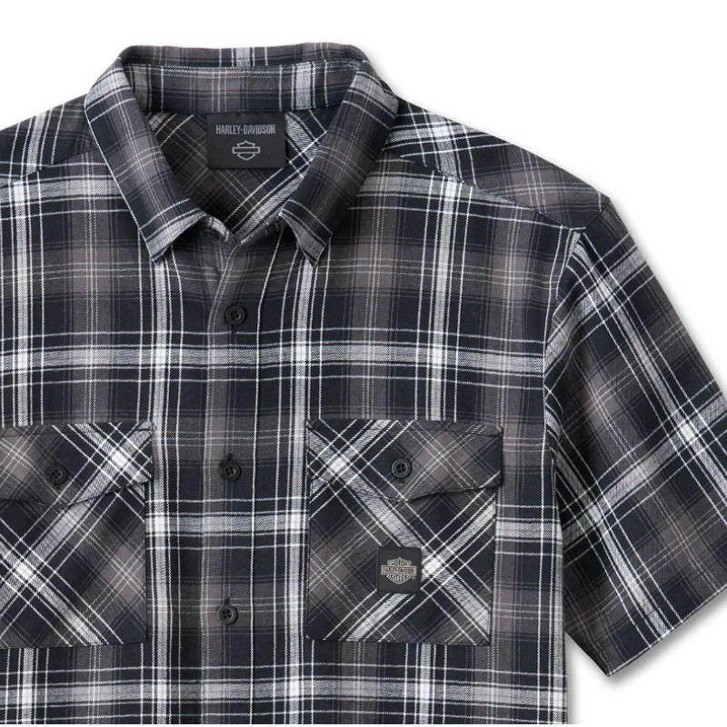 Men's Backing It In Short Sleeve Plaid Shirt