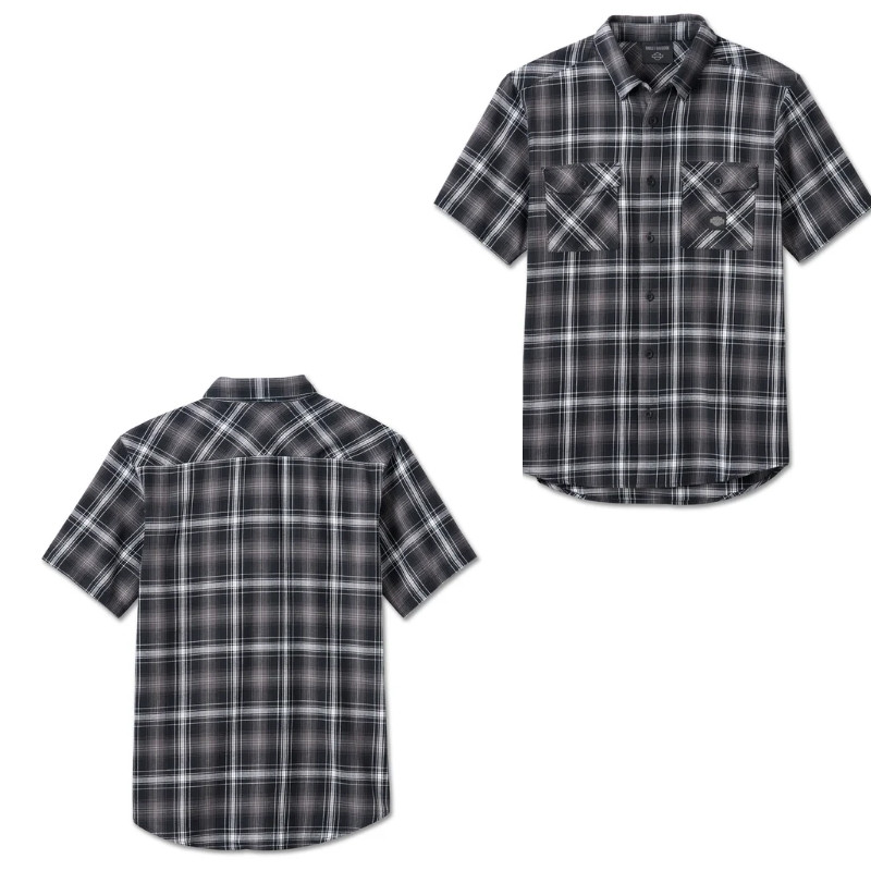 Men's Backing It In Short Sleeve Plaid Shirt