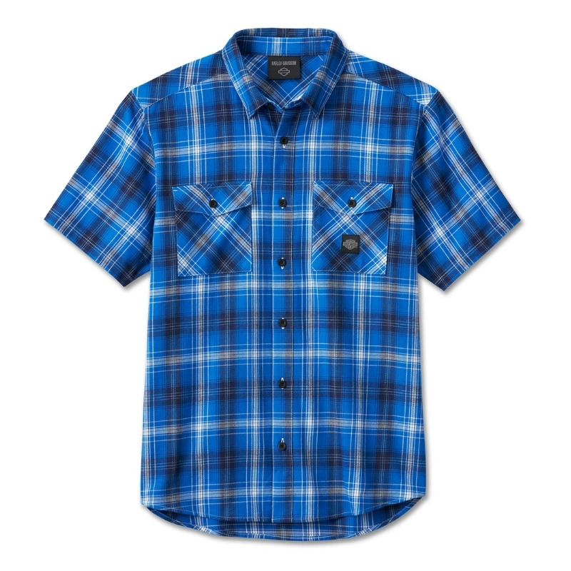 Men's Backing It In Short Sleeve Plaid Shirt