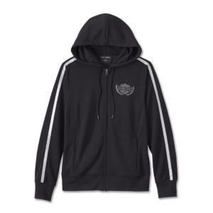 Women's Racing Scuba Zip Front Hoodie