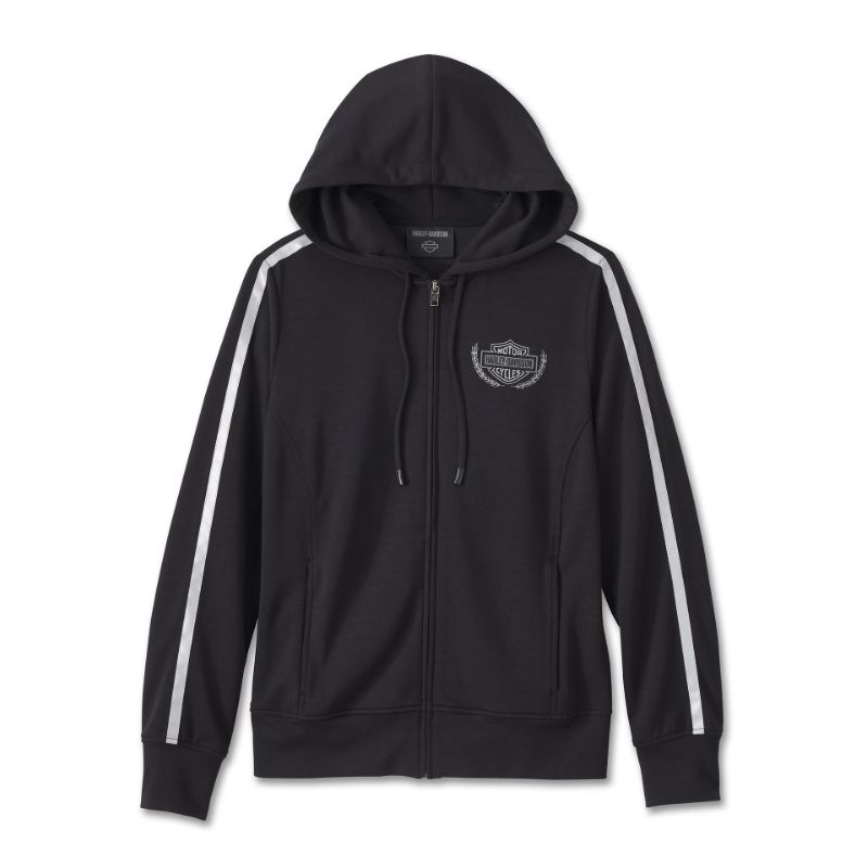 Women's Racing Scuba Zip Front Hoodie