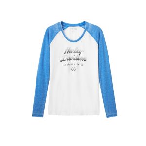 Women's Burnout Raglan Top
