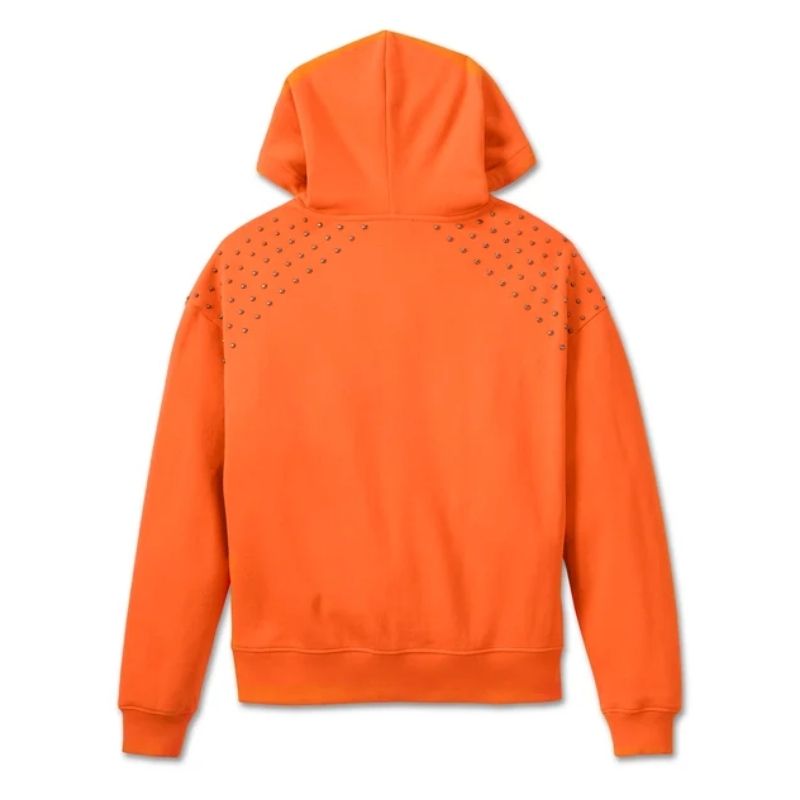 Women's Studded Out Pull Over Hoodie
