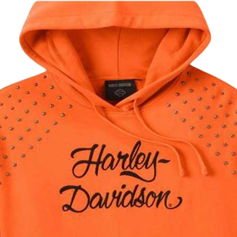 Women's Studded Out Pull Over Hoodie