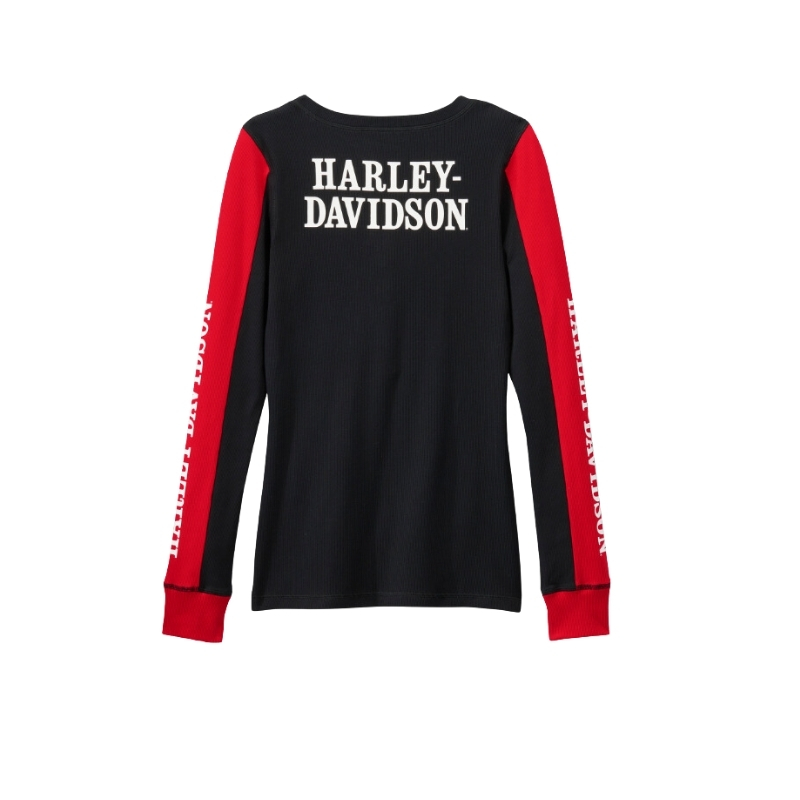 Women's Bar & Shield Snap Front Henley