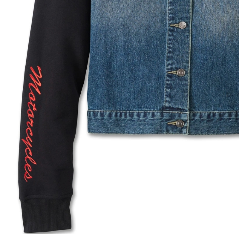 Women's Crimson Bird Jean Jacket