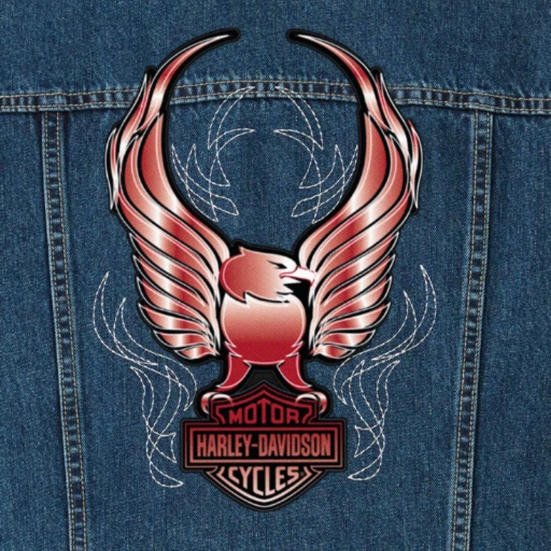 Women's Crimson Bird Jean Jacket
