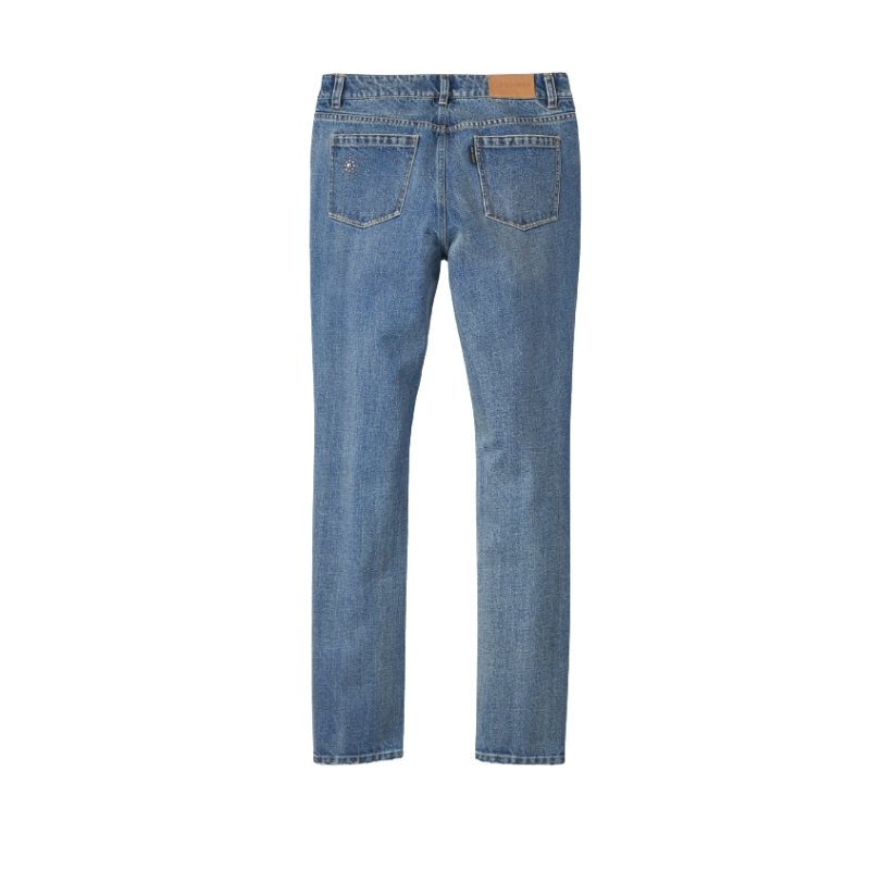 Women's Studded Out Embellished Denim Bottoms