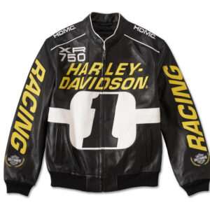 Men's Start Your Engines Leather Racing Jacket
