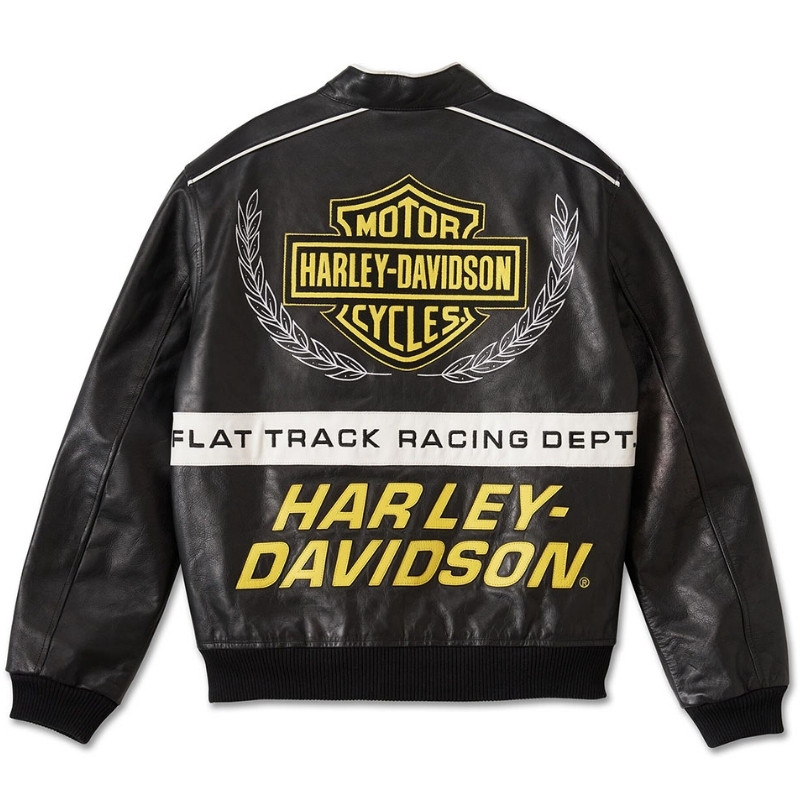 Men's Start Your Engines Leather Racing Jacket