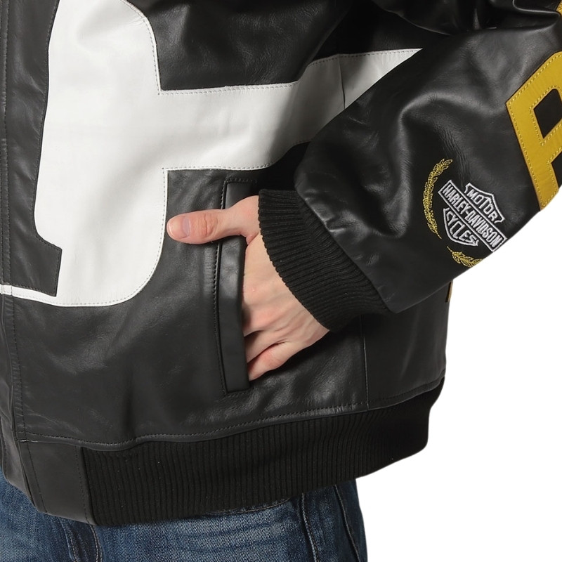 Men's Start Your Engines Leather Racing Jacket