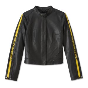 Women's Rose Racer Leather Jacket