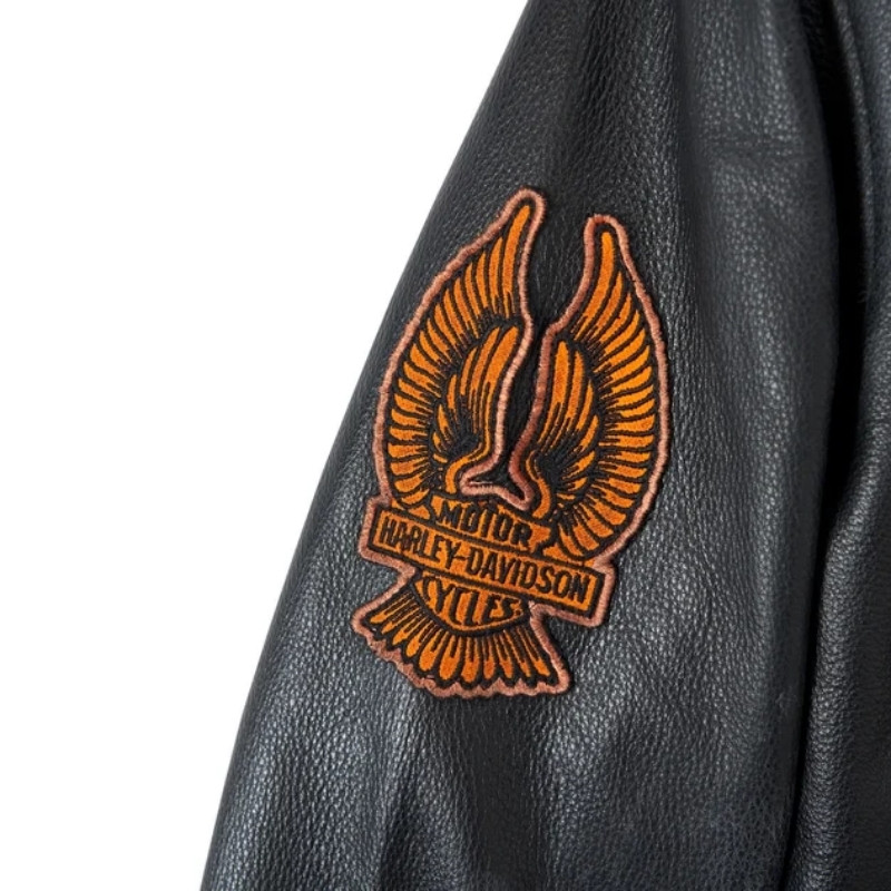 Men's Burning Eagle Leather Jacket