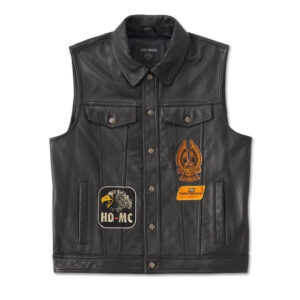 Men's Fuel to Flames Leather Vest