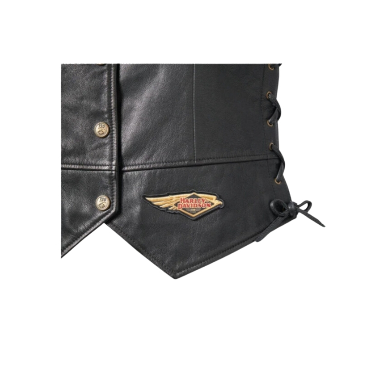 Women’s 120th Anniversary Laced Side Leather Vest