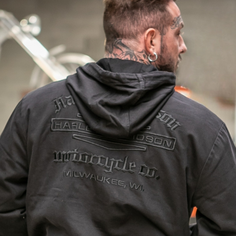 Bar & Shield Workwear Hooded Jacket