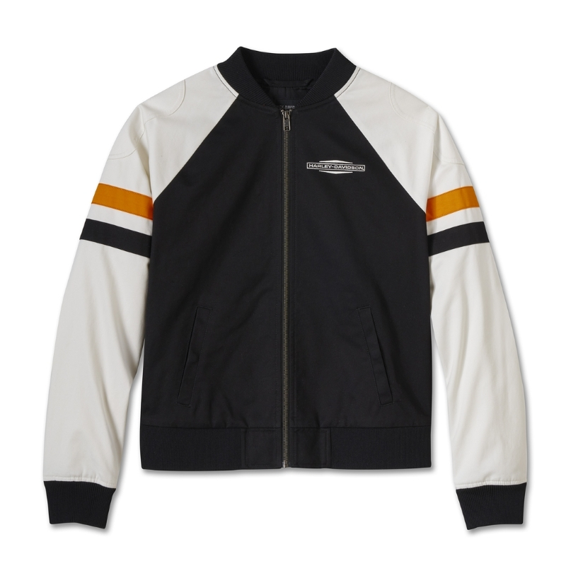 Women's Stacked Bar & Shield Bomber Jacket