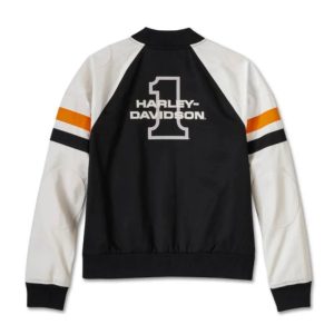Women's Stacked Bar & Shield Bomber Jacket