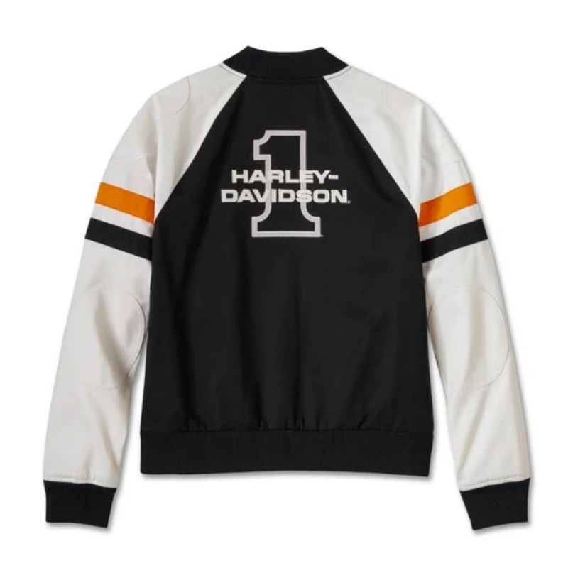 Women's Stacked Bar & Shield Bomber Jacket
