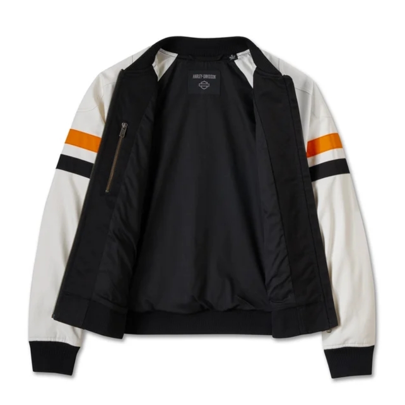 Women's Stacked Bar & Shield Bomber Jacket
