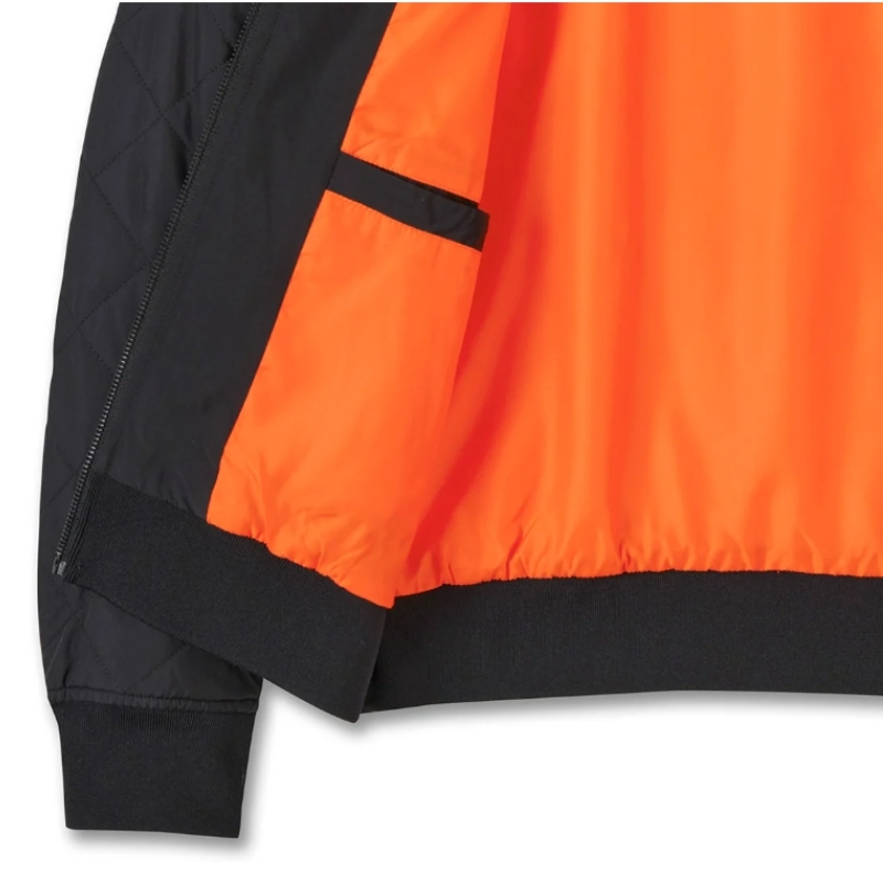 Women's Old English Rose Quilted Bomber