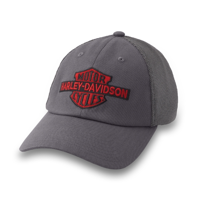 H-D Oil Can Bar & Shield Stretch-Fit Cap