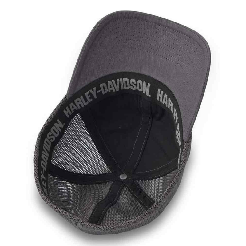 H-D Oil Can Bar & Shield Stretch-Fit Cap