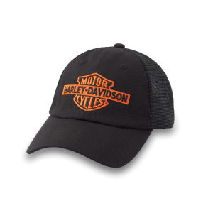 H-D Oil Can Bar & Shield Stretch-Fit Cap