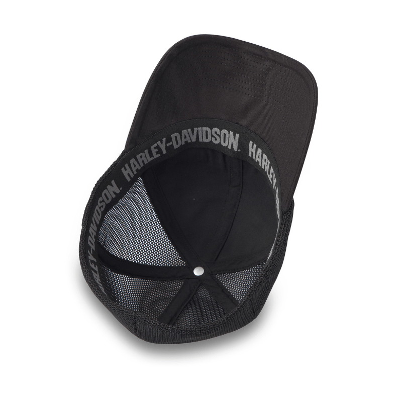 H-D Oil Can Bar & Shield Stretch-Fit Cap
