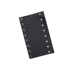 Bar & Shield Leather Ponytail Wrap