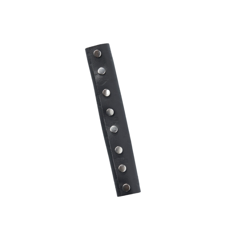 Bar & Shield Leather Ponytail Wrap