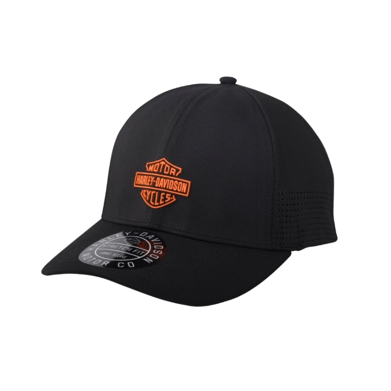 Bar & Shield Performance Stretch-Fit Cap