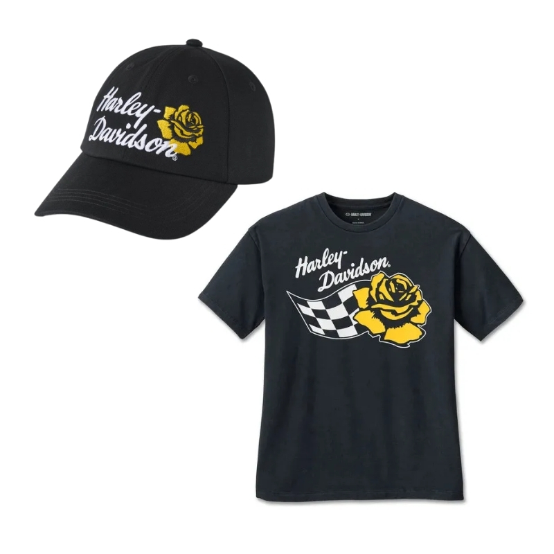 Rose Racer Adjustable Baseball Cap