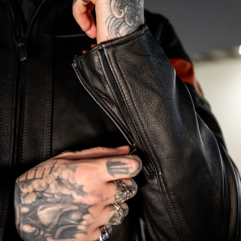 Men’s Hwy-100 Waterproof Leather Jacket