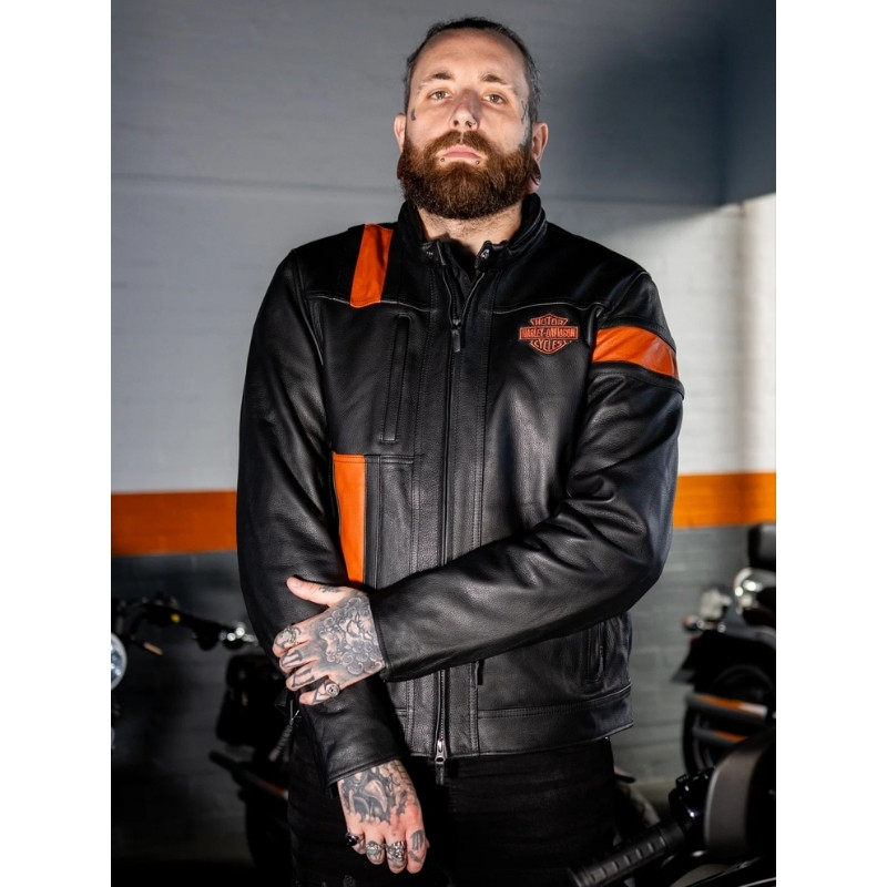 Men’s Hwy-100 Waterproof Leather Jacket