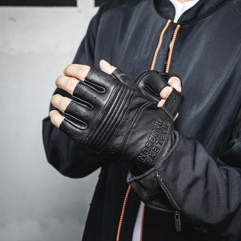 Men's Oakbrook Fingerless Leather Glove