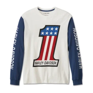 Men's #1 Racing Long Sleeve Tee