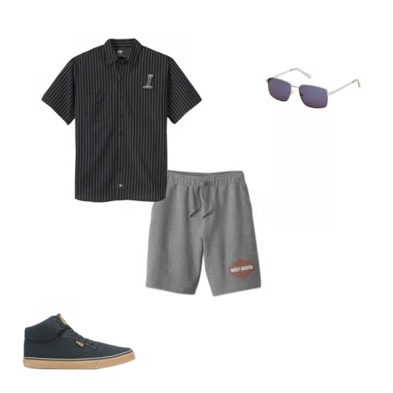 Men's Bar & Shield Fleece Shorts