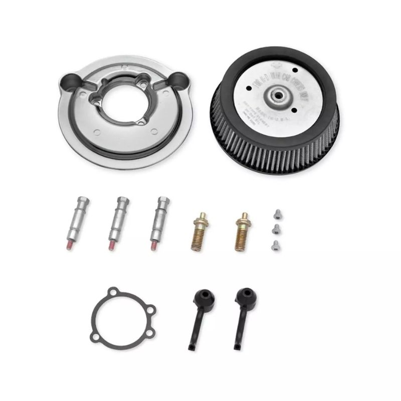Screamin' Eagle Round Sportster High-Flow Air Cleaner Kit