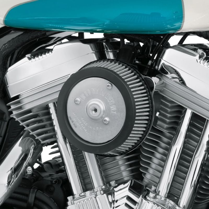 Screamin' Eagle Round Sportster High-Flow Air Cleaner Kit
