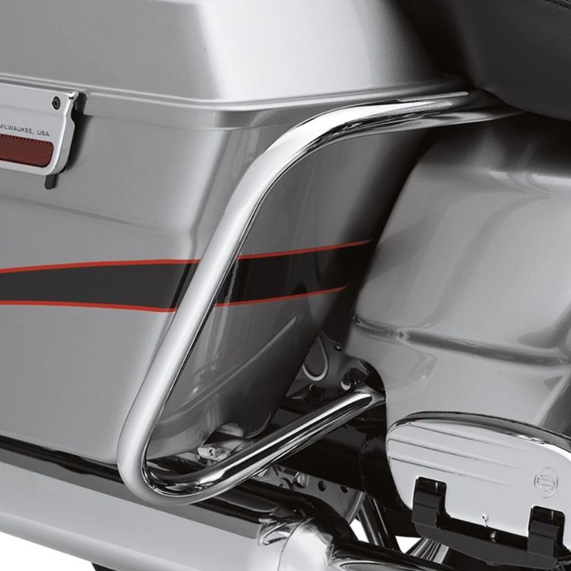Chrome Rear Saddlebag Guard Kit