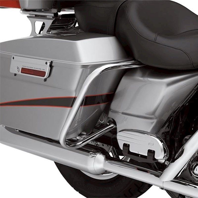 Chrome Rear Saddlebag Guard Kit