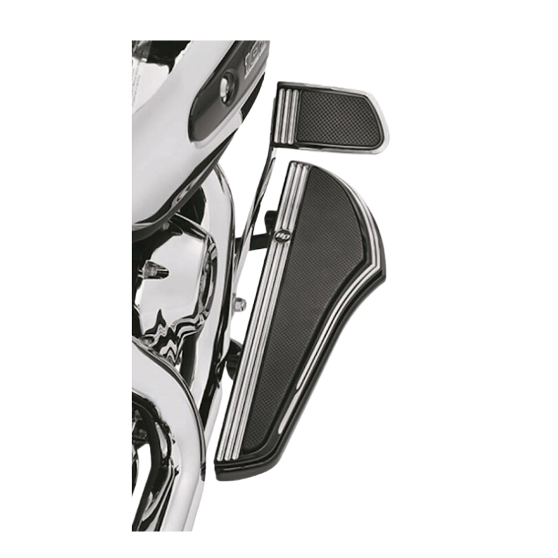 Defiance Footboard Kit - Rider - Black Anondized Machine Cut