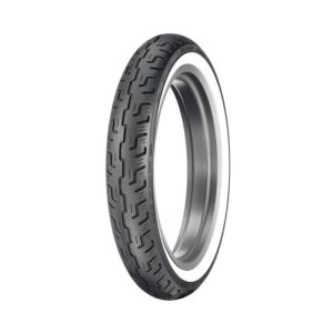 Dunlop Tire Series - D401 100/90-19 Wide Whitewall - 19 in. Front