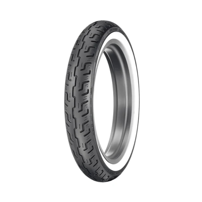 Dunlop Tire Series - D401 100/90-19 Wide Whitewall - 19 in. Front