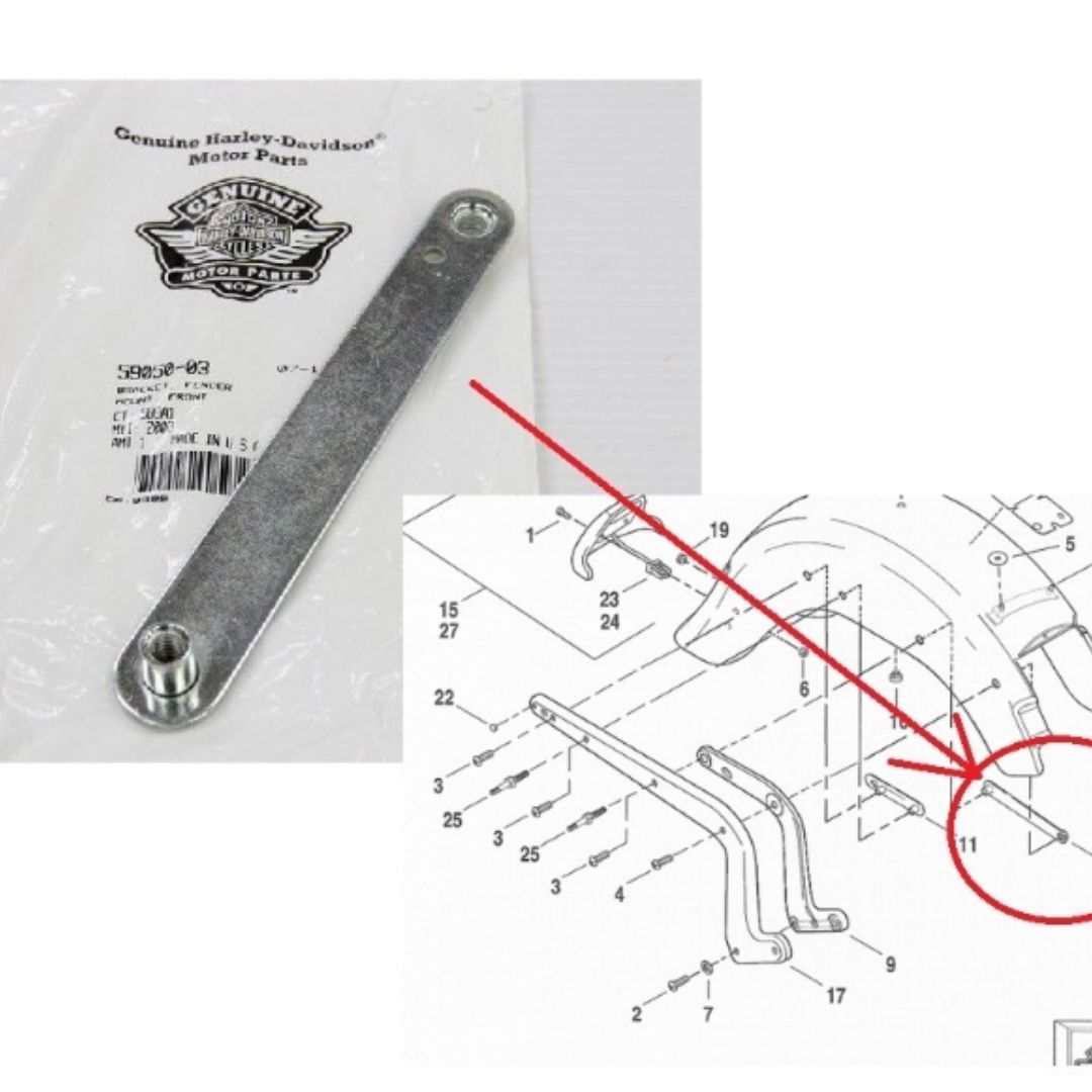 Bracket, Fender Mount, Front