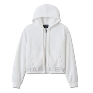 Women's Cropped Full Zip Hoodie