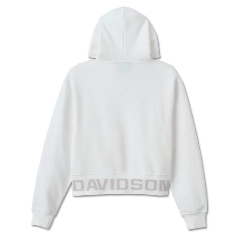 Women's Cropped Full Zip Hoodie